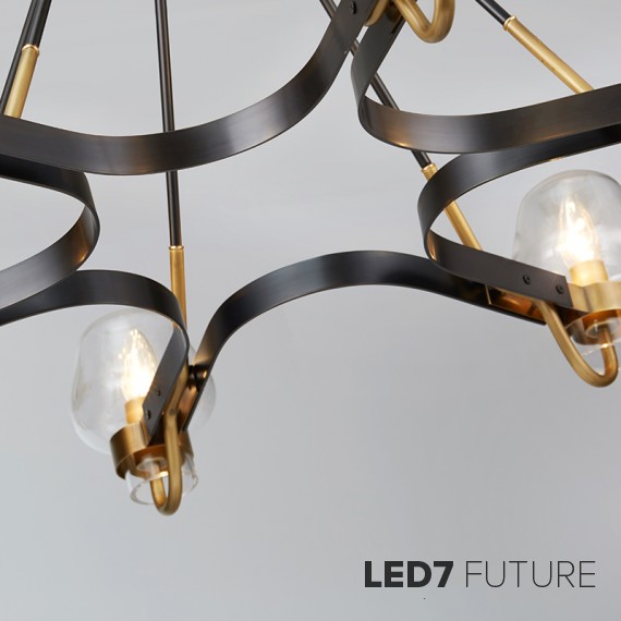 Loft Industry Modern - Goblet Circle Chandelier